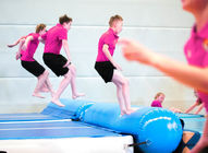Pink Australia  Home Cheerleading Air Track Tumble Track  Inflatable Tumbling  Mats