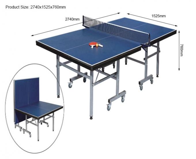 9ft Professional Table Tennis Table Cheap Standard Size Folded Portable Table Tennis Table