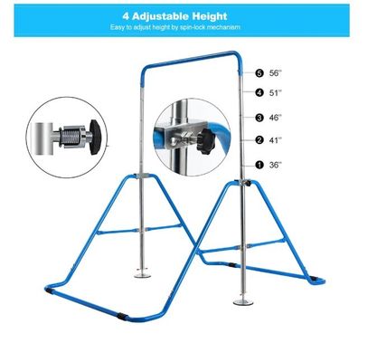 Expandable Gymnastics Training Bar Adjustable Junior For Kids Hanging  Swinging  Climbing