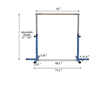 Gymnastics Training Bar Horizontal Kip Bar For Kid Sports   Fitness Exercise Equipment