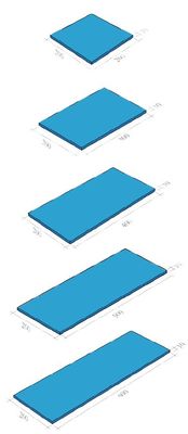 Gymnastics Competition Landing Mats For Horizontal Bar