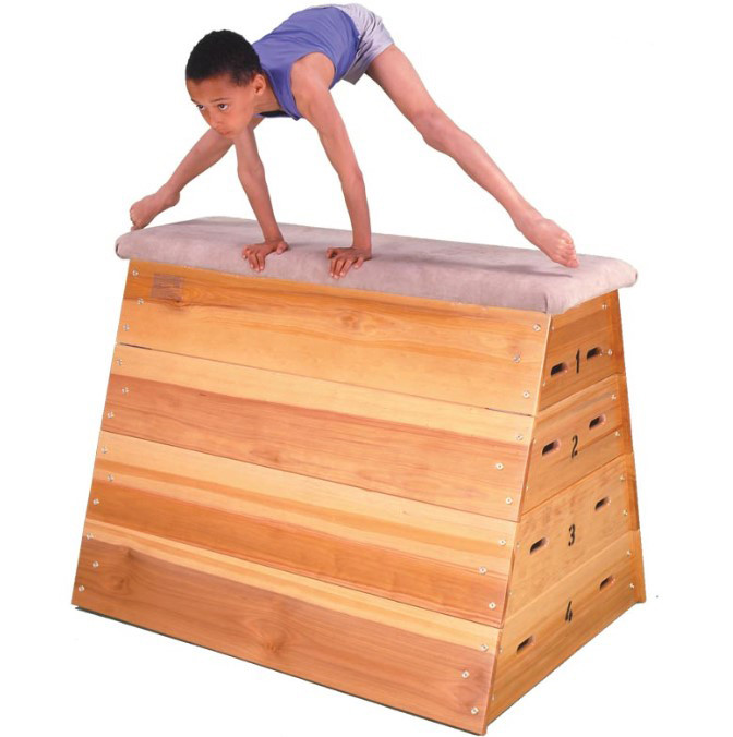 Gymnastics vaulting box gymnastics Wooden Parkour Vault Box 5 Section