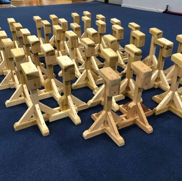 Wooden Gymnastic Pedestal Handstand Block Home Gymnastics Training
